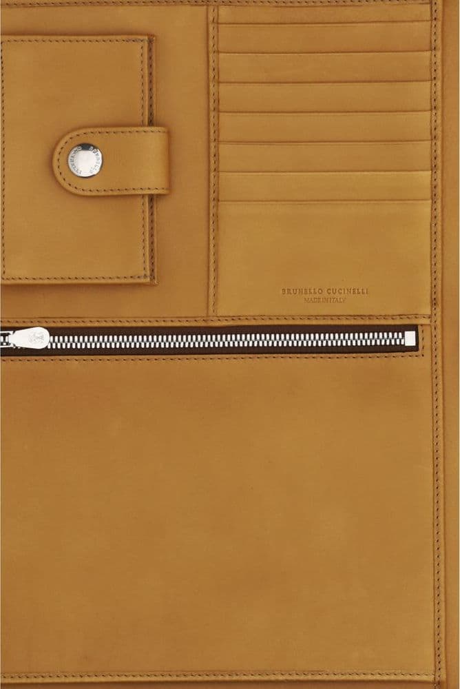 Brown Calf Leather Bos Taurus Wallet - 4