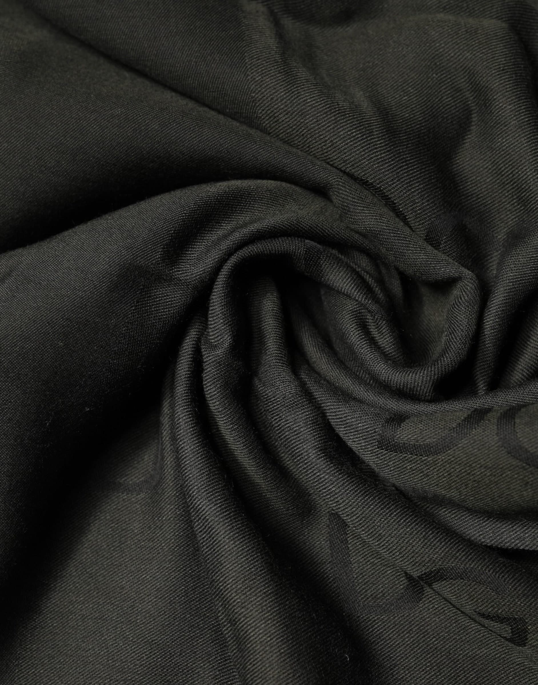 Black Modal Neck Wrap Men Shawl Men Scarf - 4