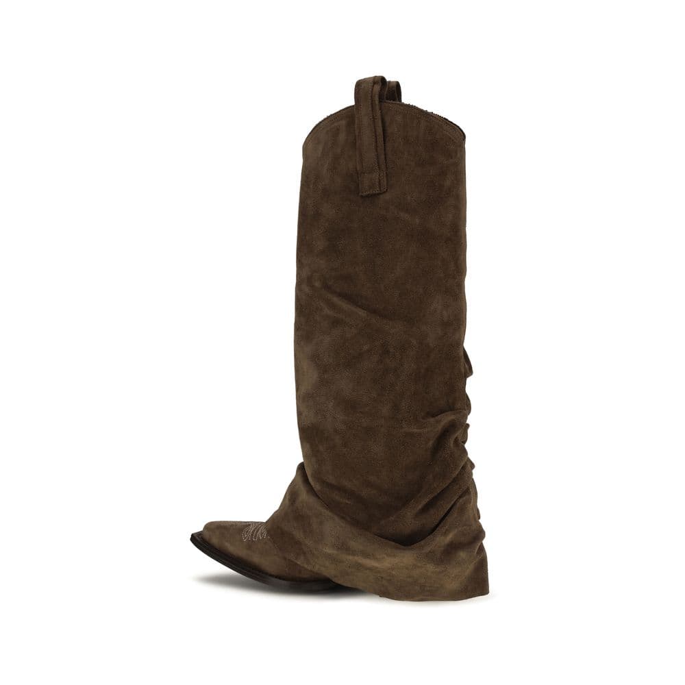 Brown Goatskin Ankle Boots - 3