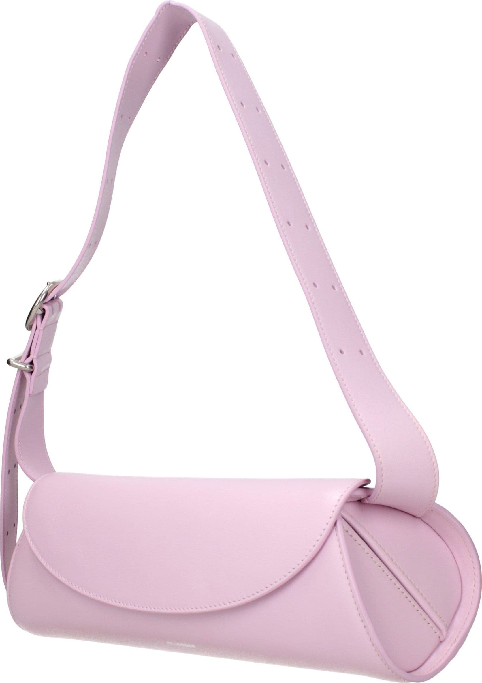 Pink Leather Crossbody Bag - 2