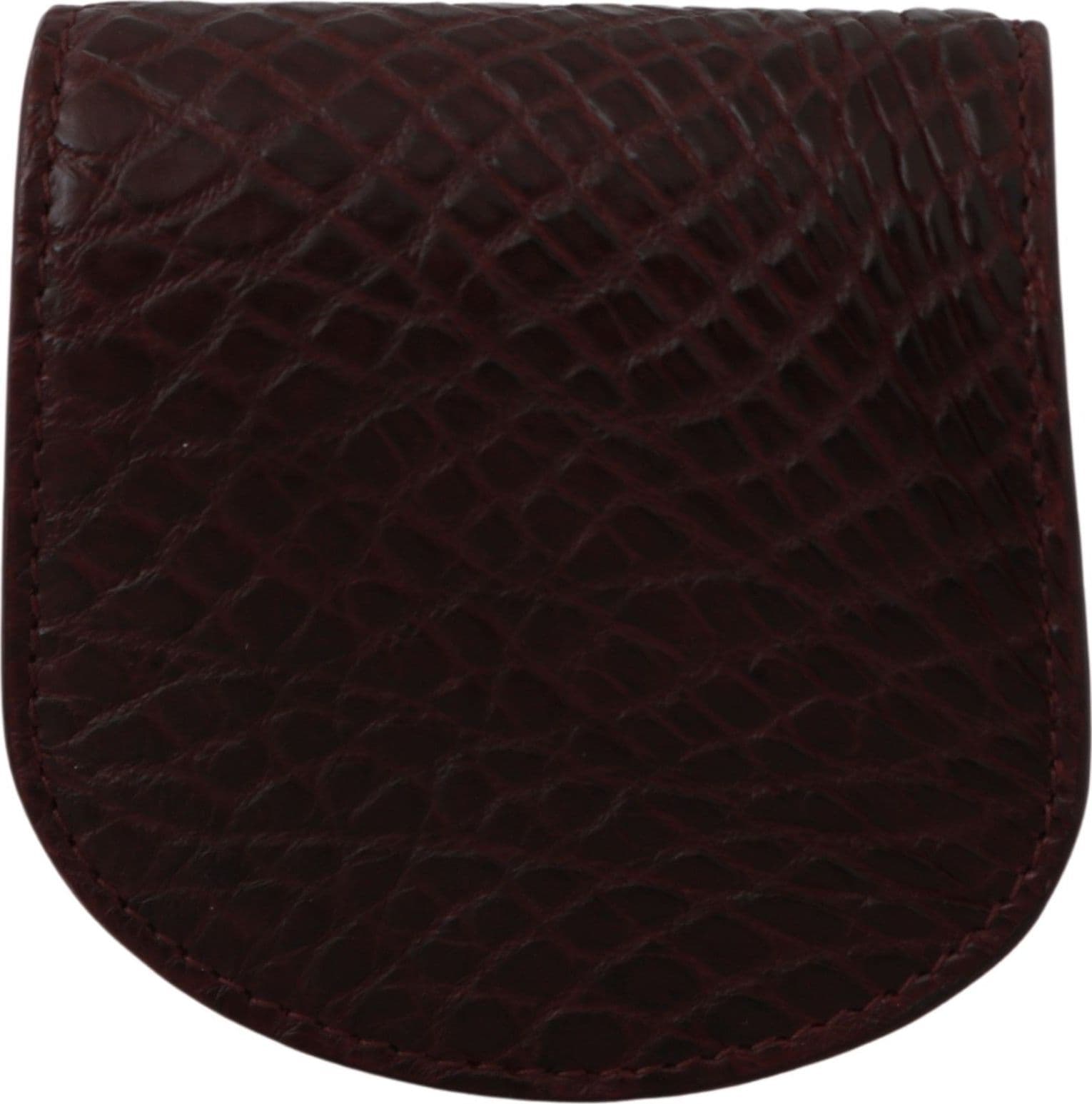 Brown Exotic Skin Pocket Condom Case Holder - 2