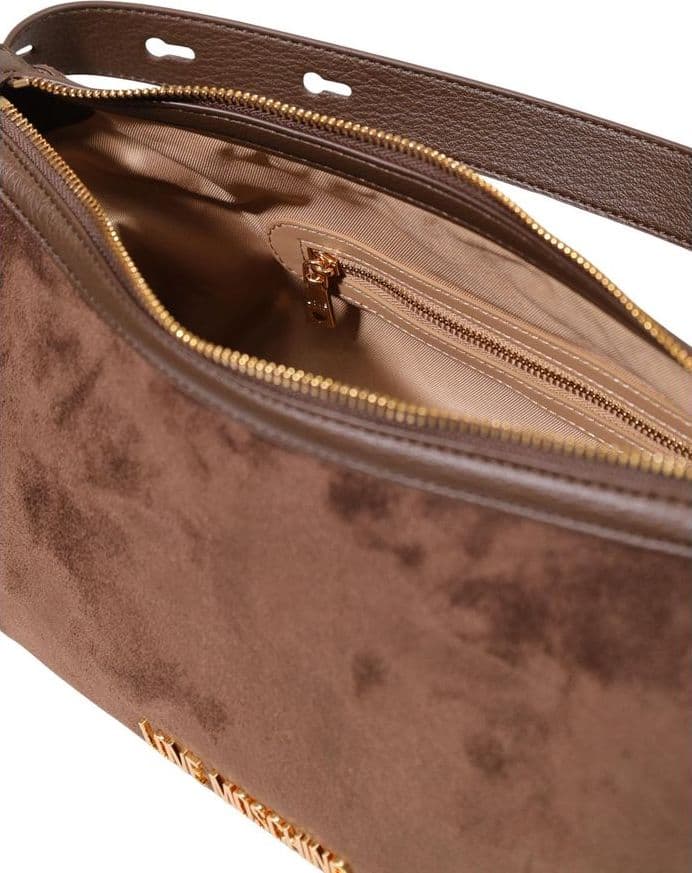 Brown Polyester Handbag - 5