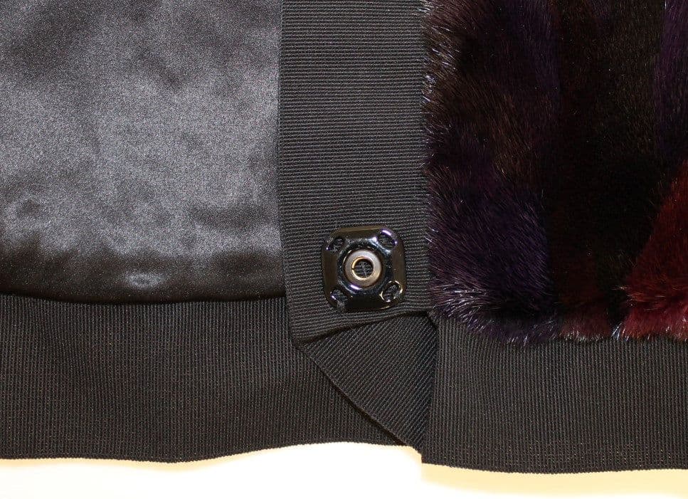 Purple MINK Fur Scarf Foulard Neck Wrap - 4