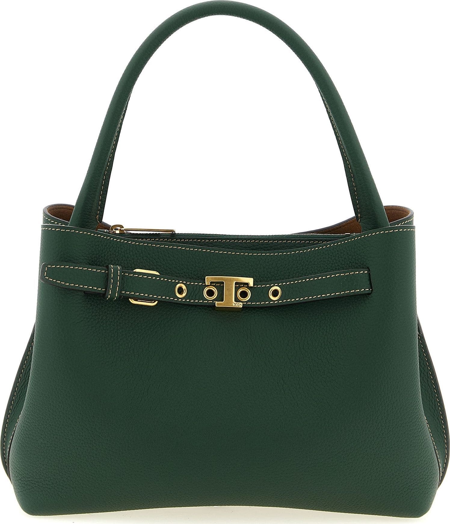 Bicolor Calfskin Handbag