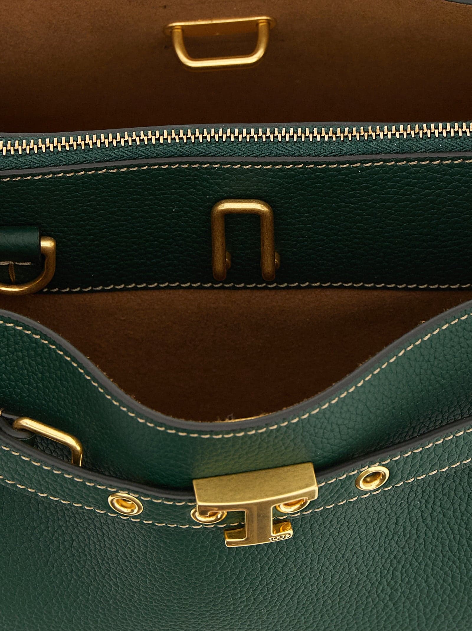 Bicolor Calfskin Handbag - 4