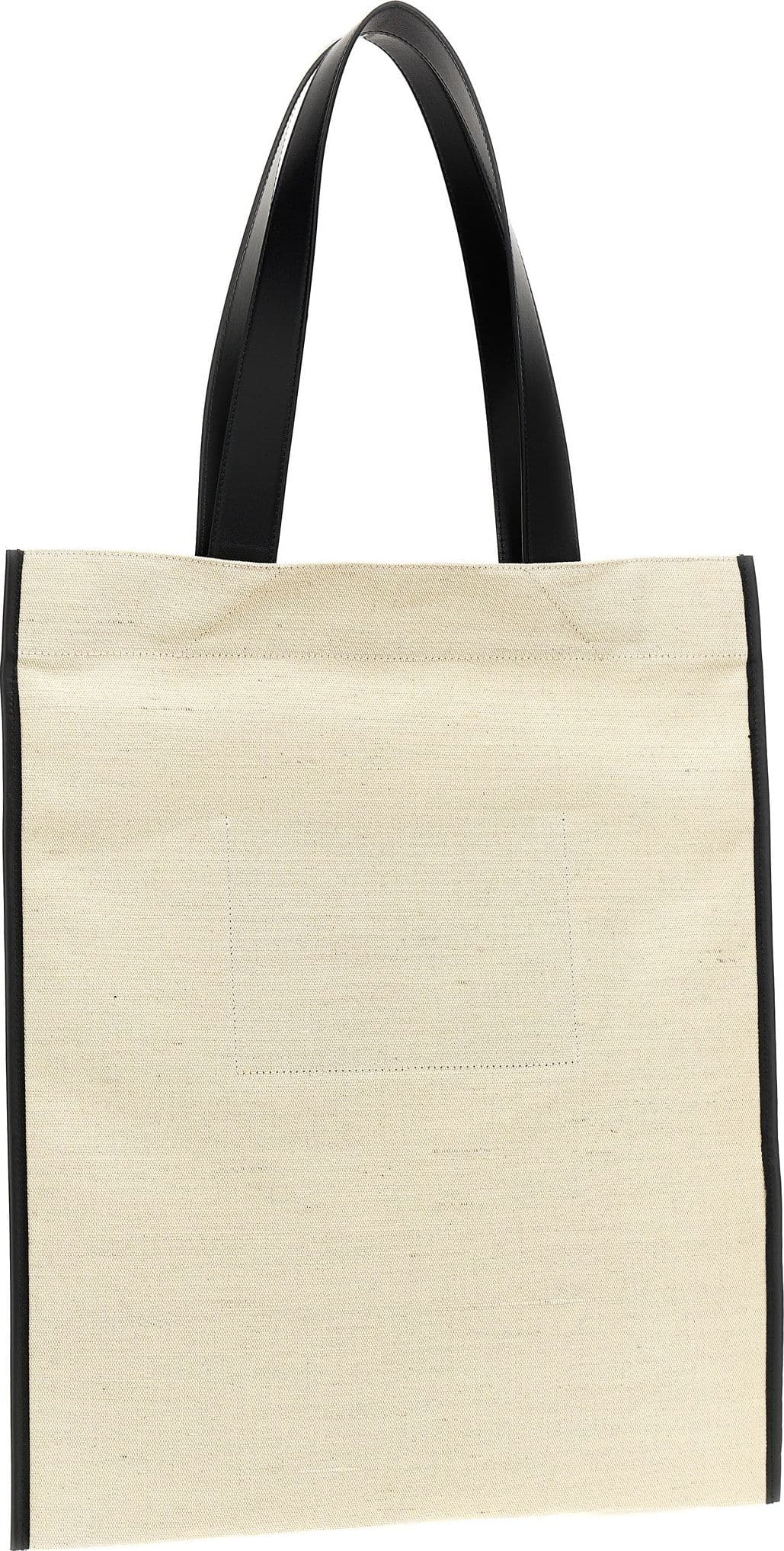Bicolor Cotton Tote Bag - 2