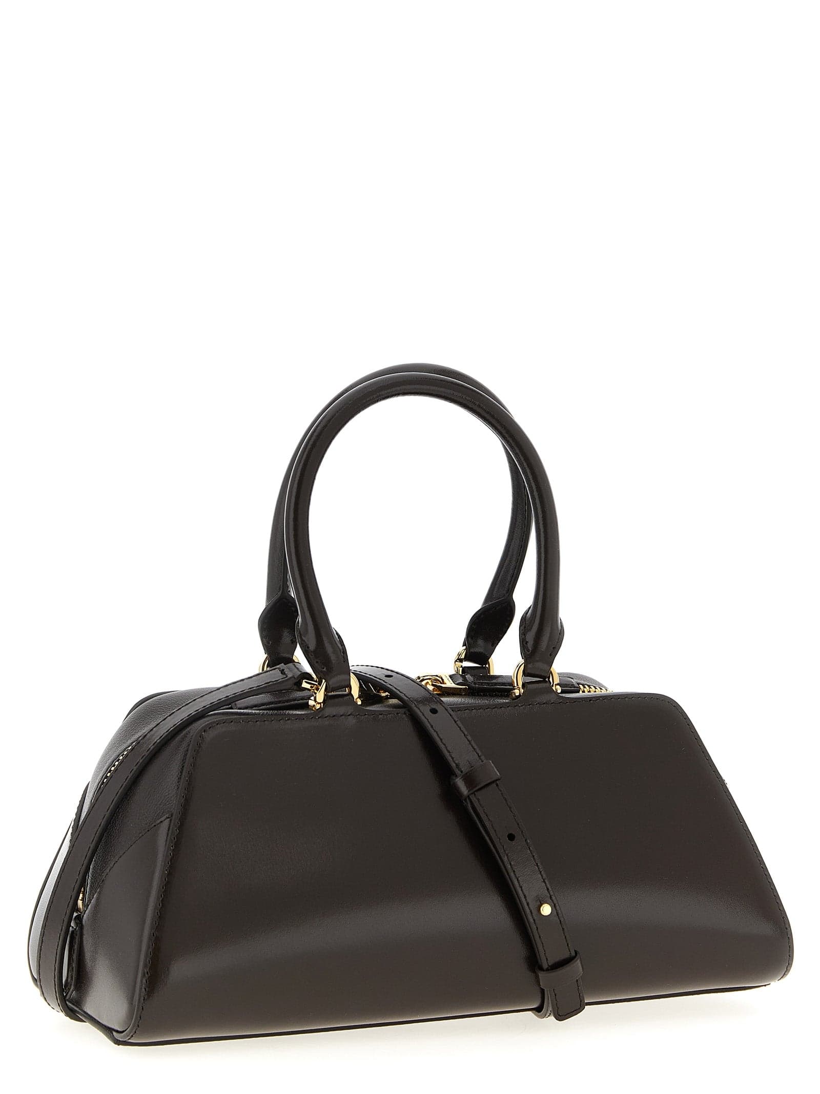 Brown Calfskin Handbag - 2