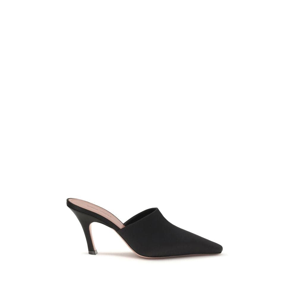 Black Silk Sandals