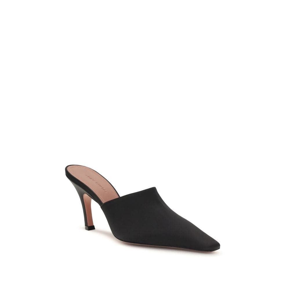 Black Silk Sandals - 2