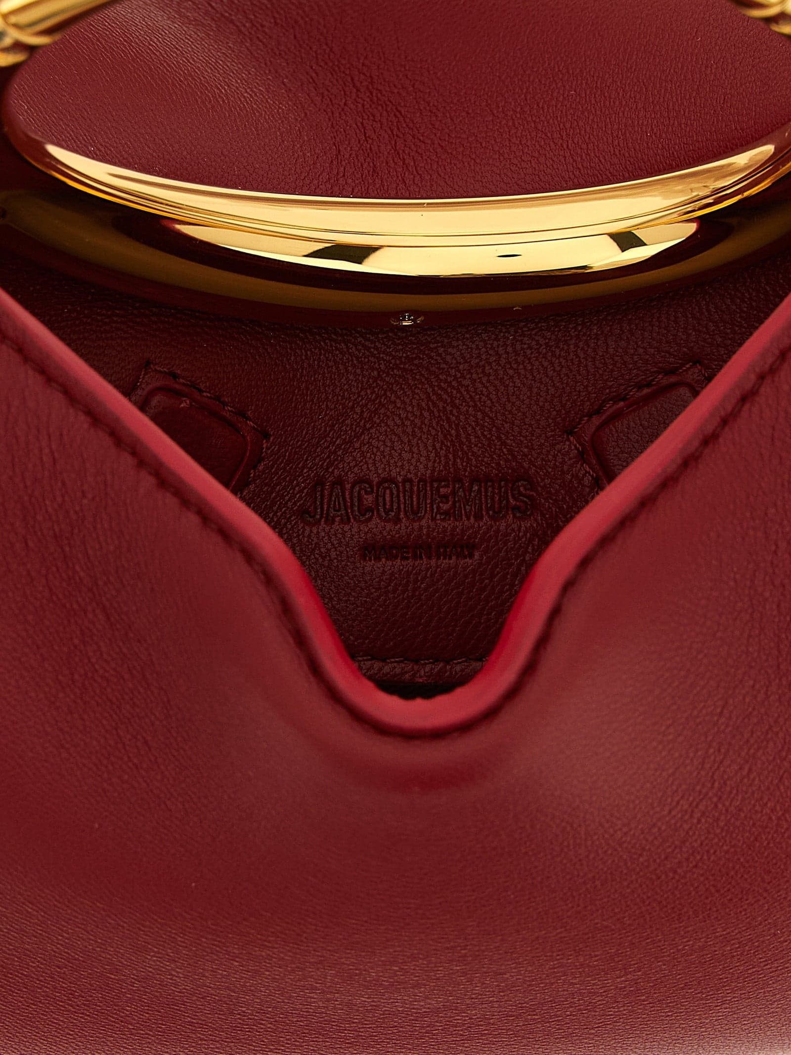 Multicolor Lamb Leather Handbag - 4