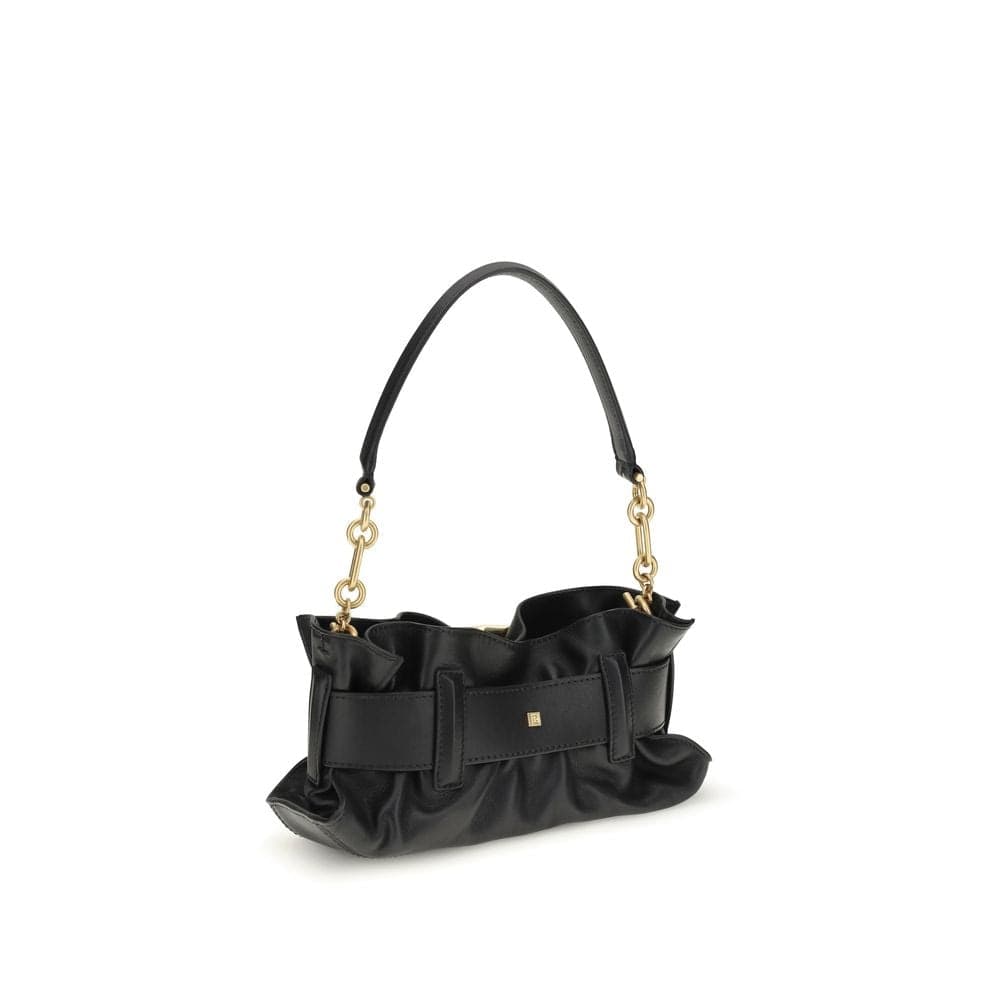 Black Calf Leather Bos Taurus Shoulder Bag - 3