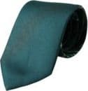 Green Printed 100% Silk Adjustable Men Tie - 2
