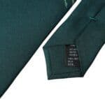 Green Printed 100% Silk Adjustable Men Tie - 4