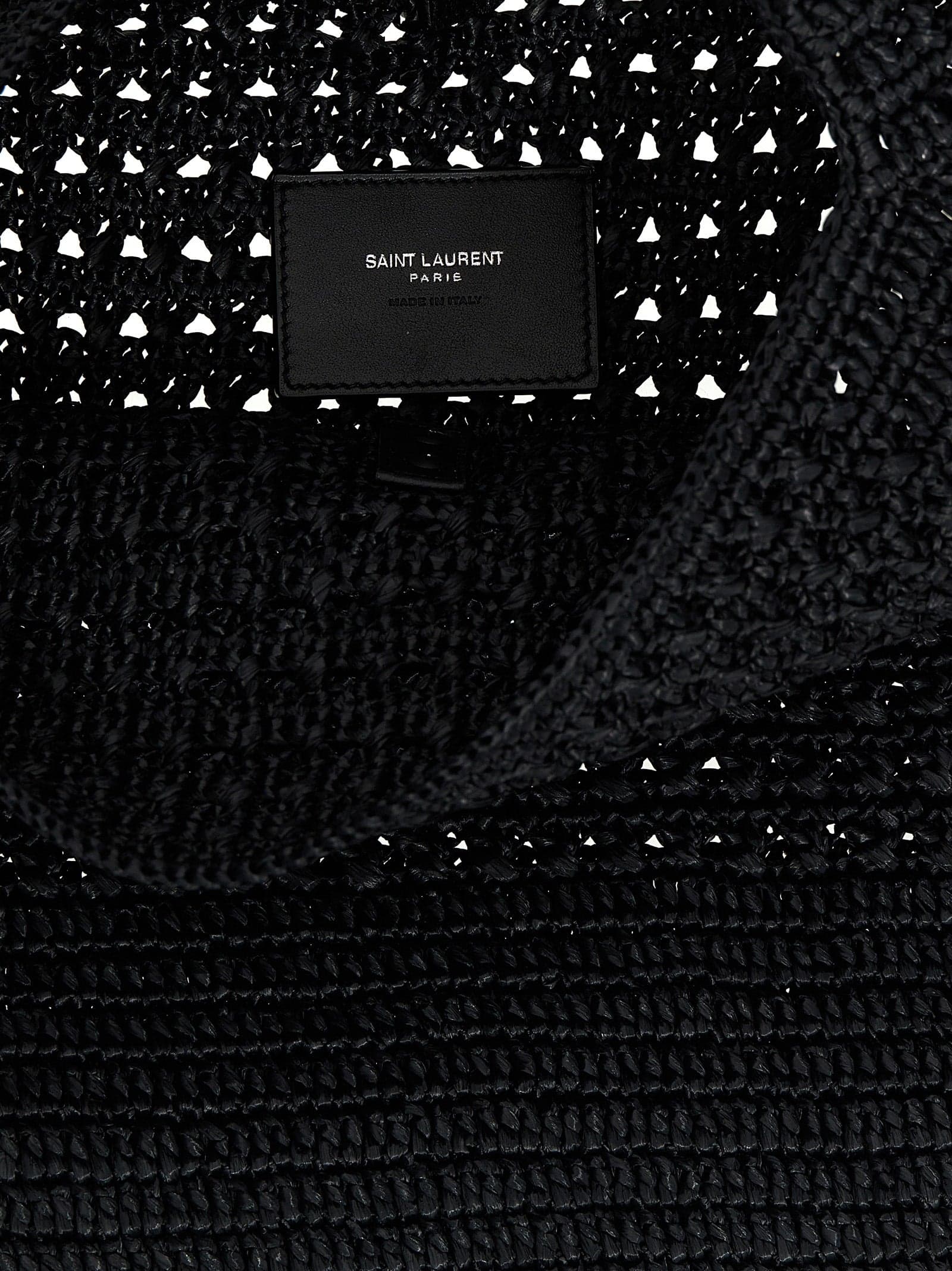 Black Raffia Tote Bag - 4