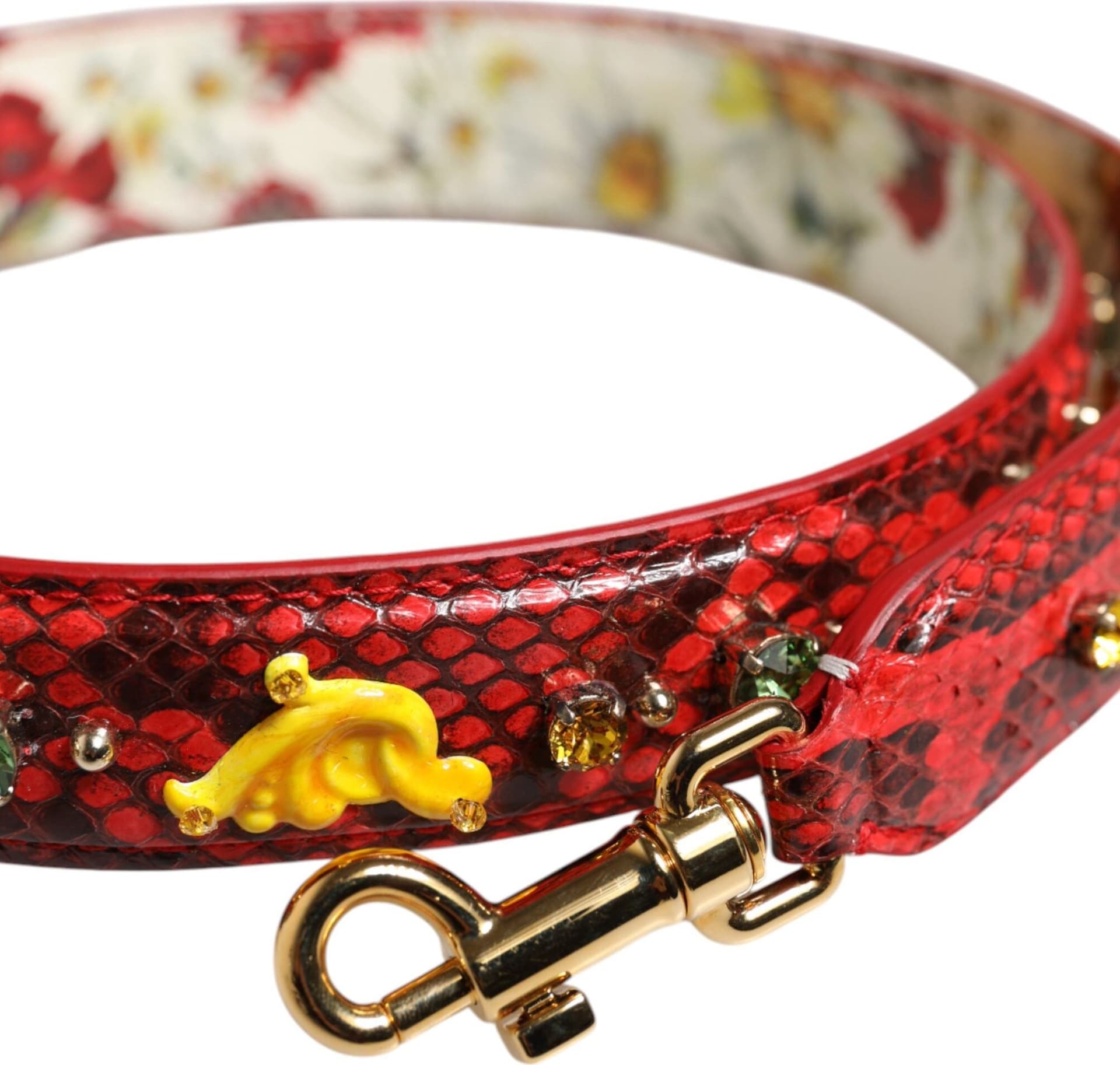 Multicolor Embellished Handbag Accessory Shoulder Strap - 4
