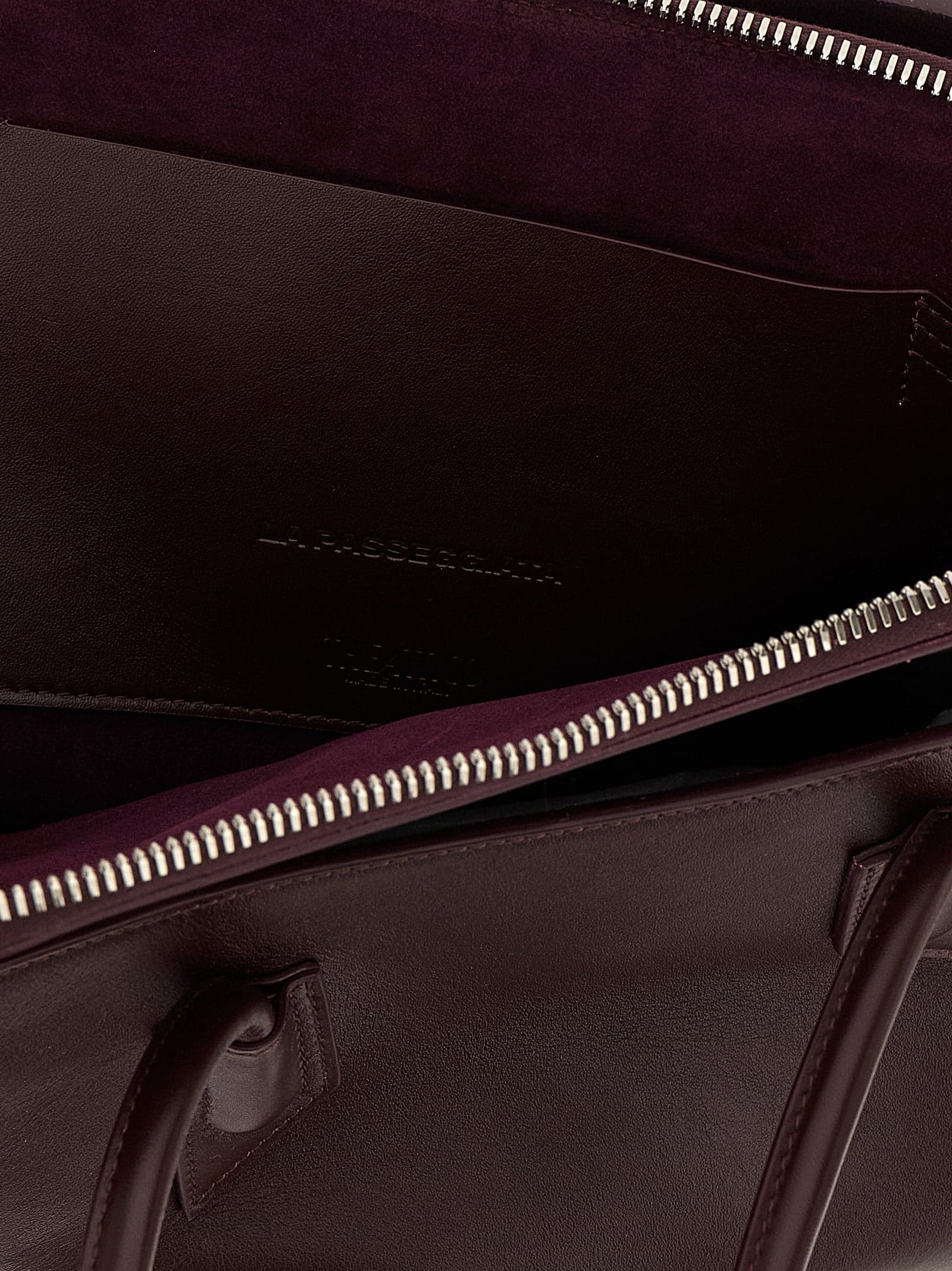 Purple Calfskin Shoulder Bag - 4