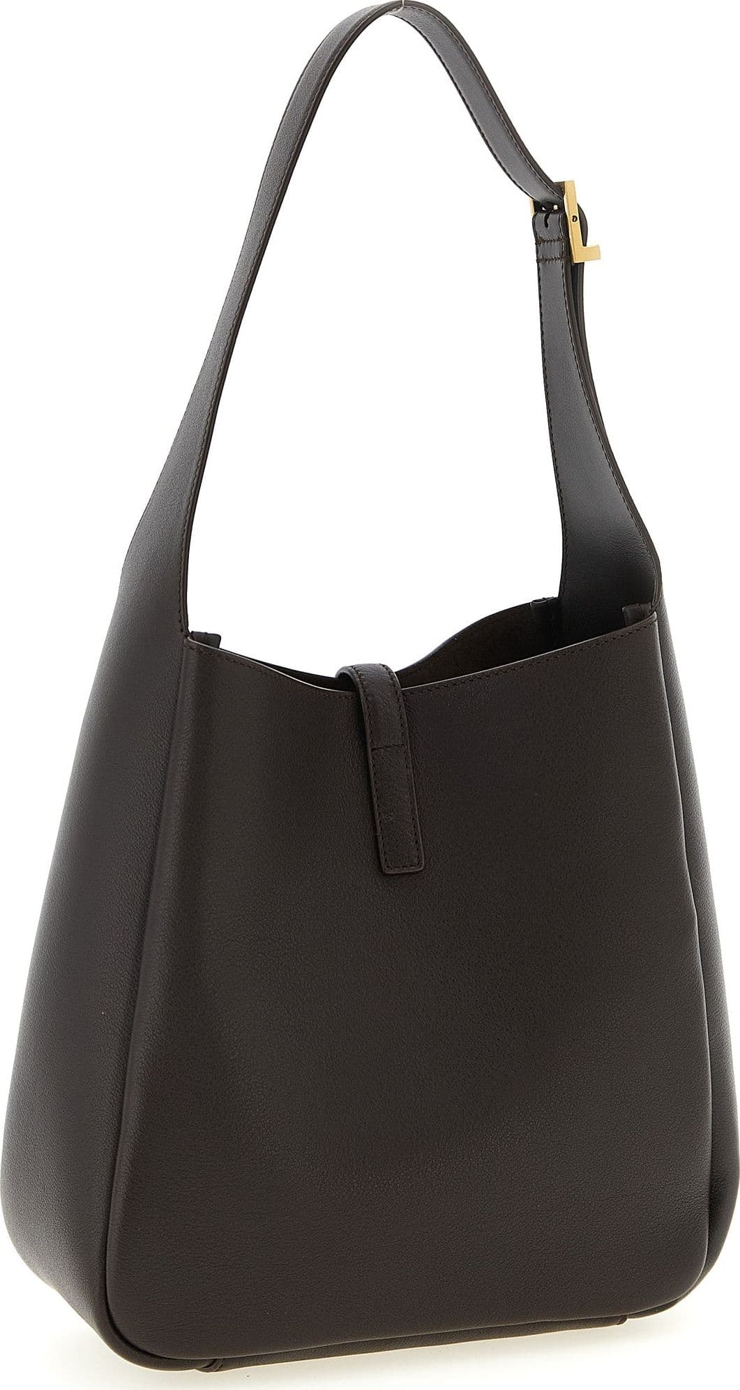 Brown Calfskin Shoulder Bag - 2
