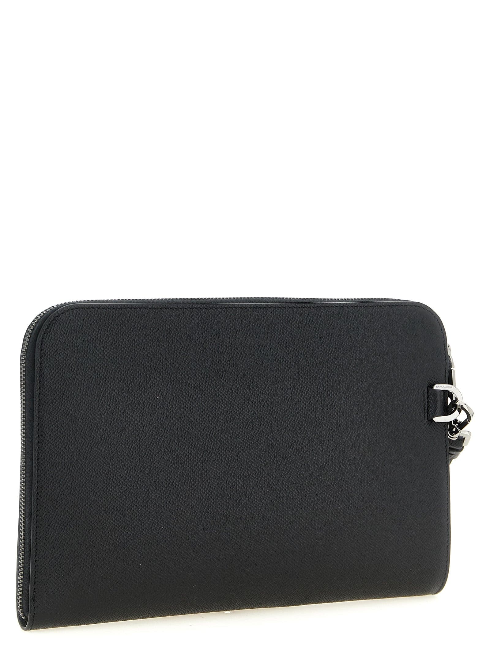 Black Calfskin Clutch Bag - 2
