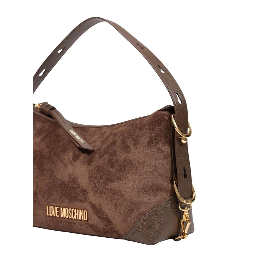 Brown Polyester Handbag - 5