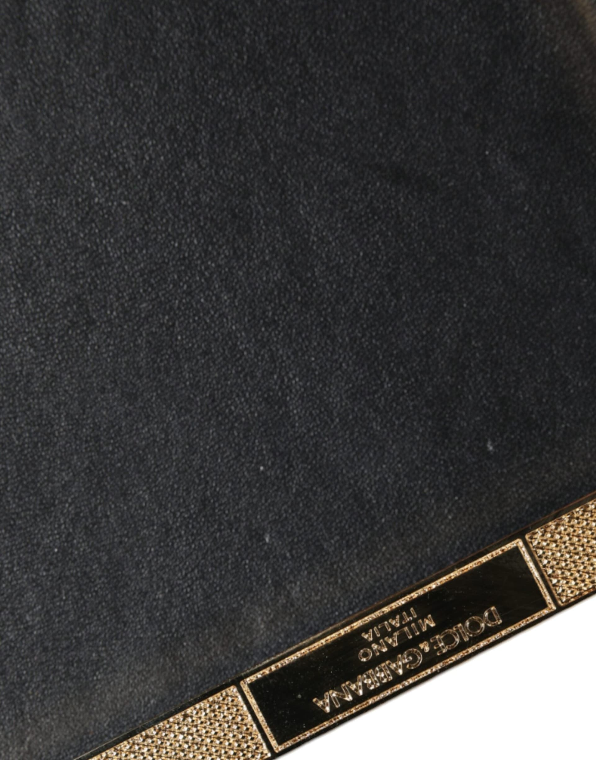 Gold Crystal Bifold Clutch Evening Party Women Purse Bag - 5