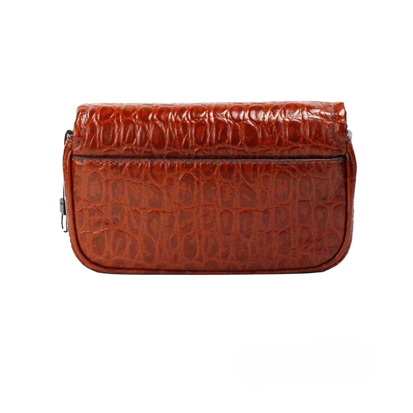 Marc Jacobs The Mini Shoulder Bag Spice Brown Embossed Leather Crossbody Bag - 3