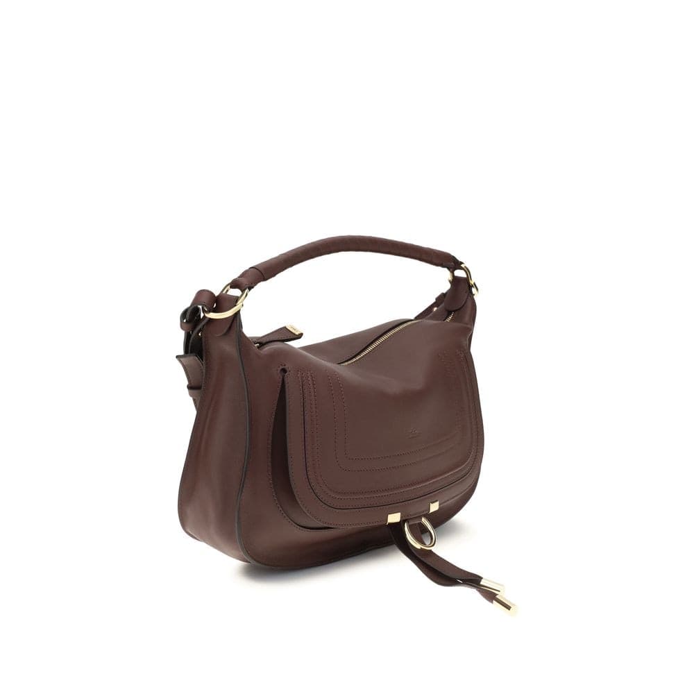 Bordeaux Calf Leather Bos Taurus Shoulder Bag - 2