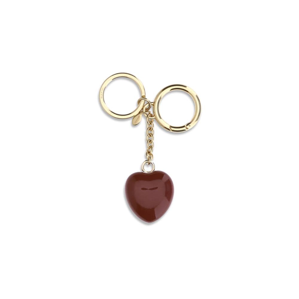 Bordeaux Brass Keychain - 2