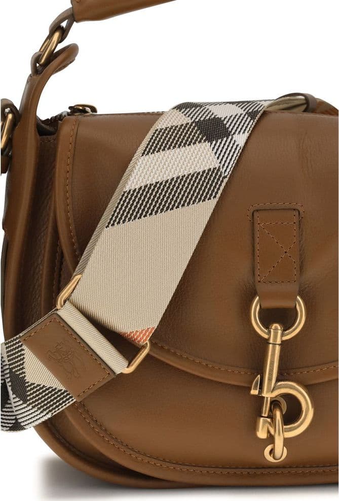 Brown Calf Leather Bos Taurus Shoulder Bag - 4