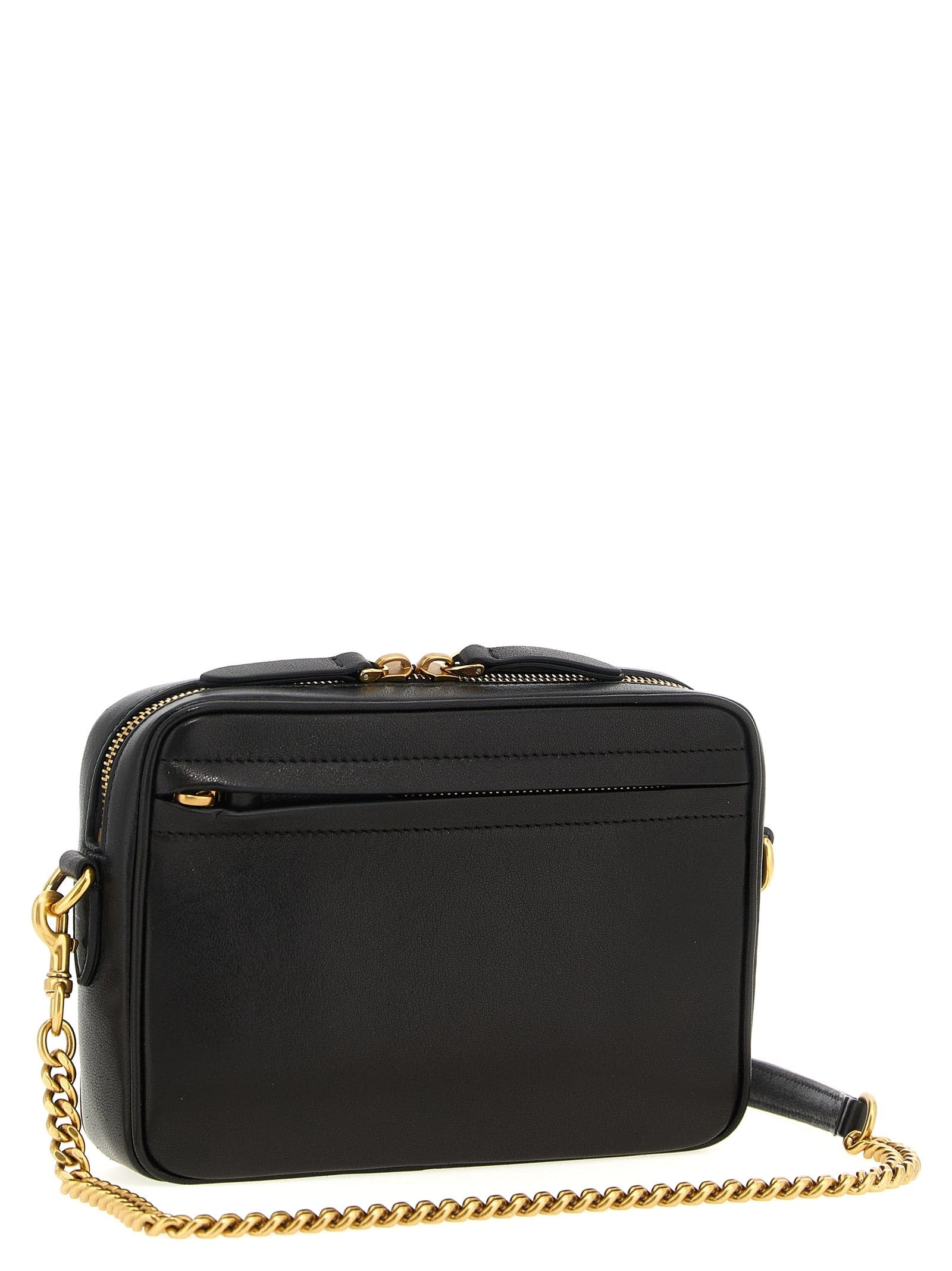 Brown Lamb Leather Crossbody Bag - 2