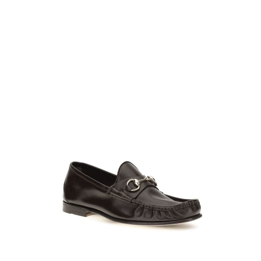 Brown Calf Leather Bos Taurus Slip-On Loafers - 2