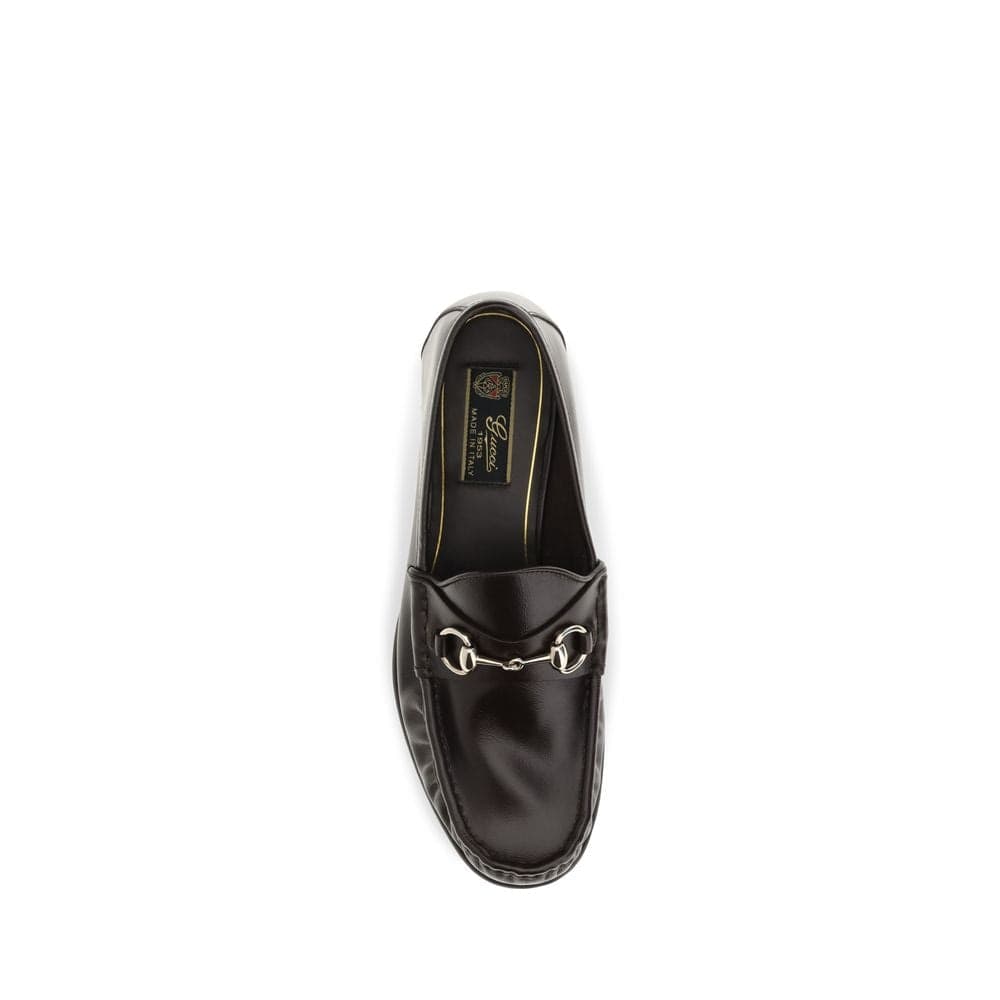 Brown Calf Leather Bos Taurus Slip-On Loafers - 4