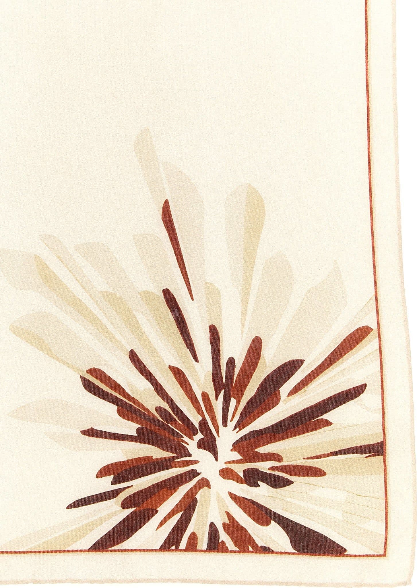Beige Silk Scarf - 2