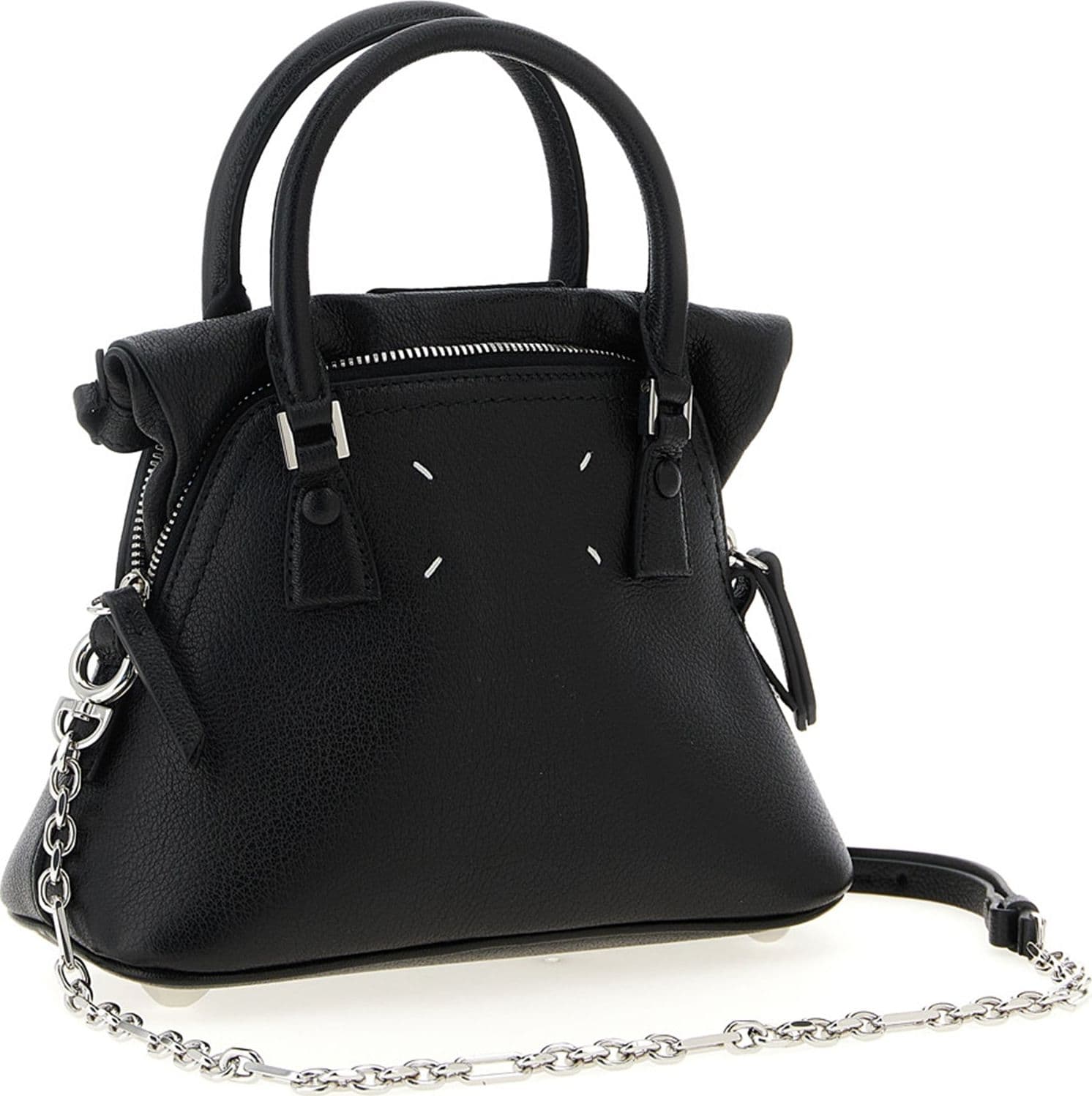 Black Calfskin Handbag - 2