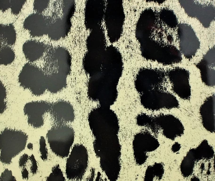 White Leopard Pattern Leather eBook Cover Tablet Case - 5