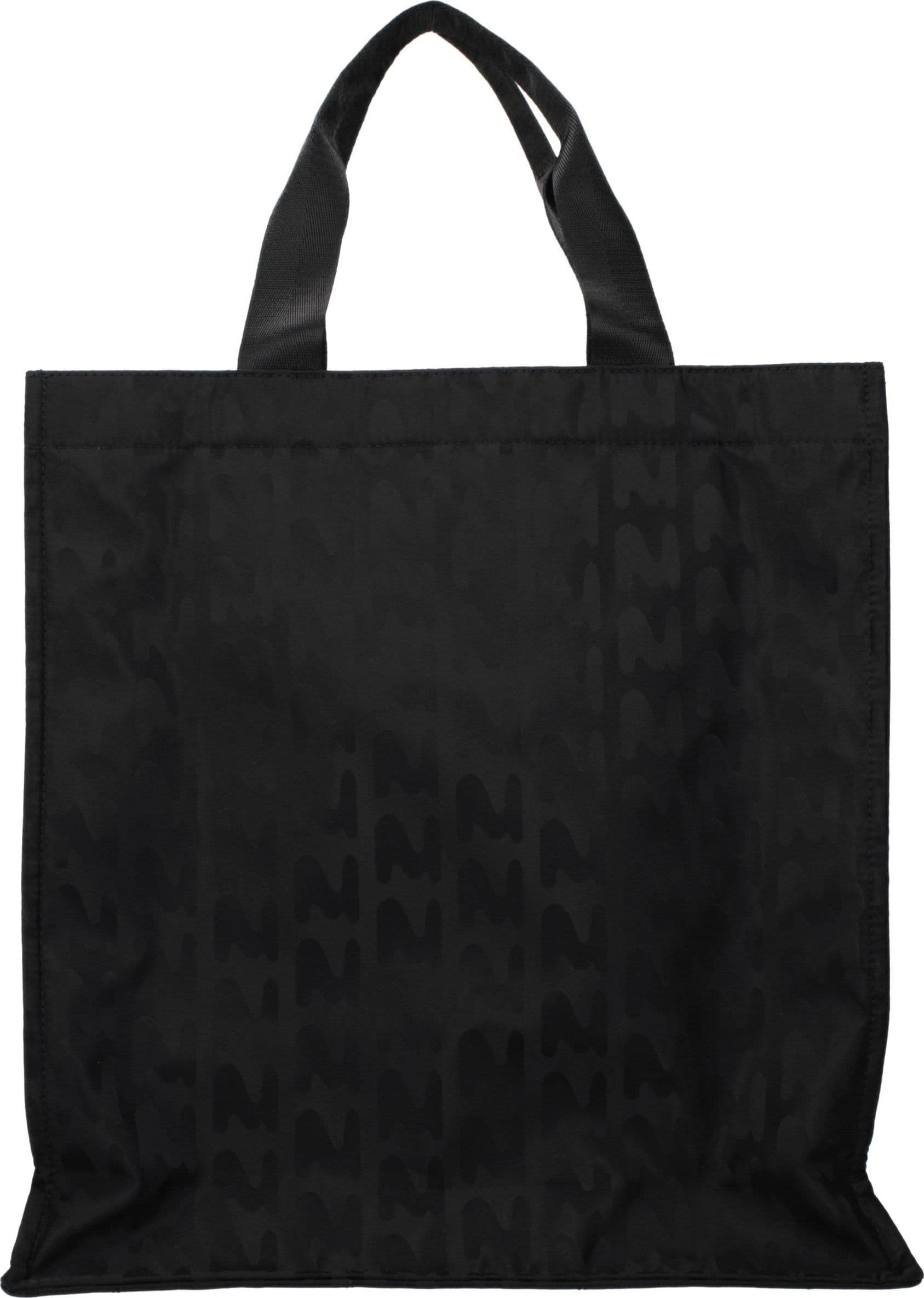 Black Fabric Handbag - 3