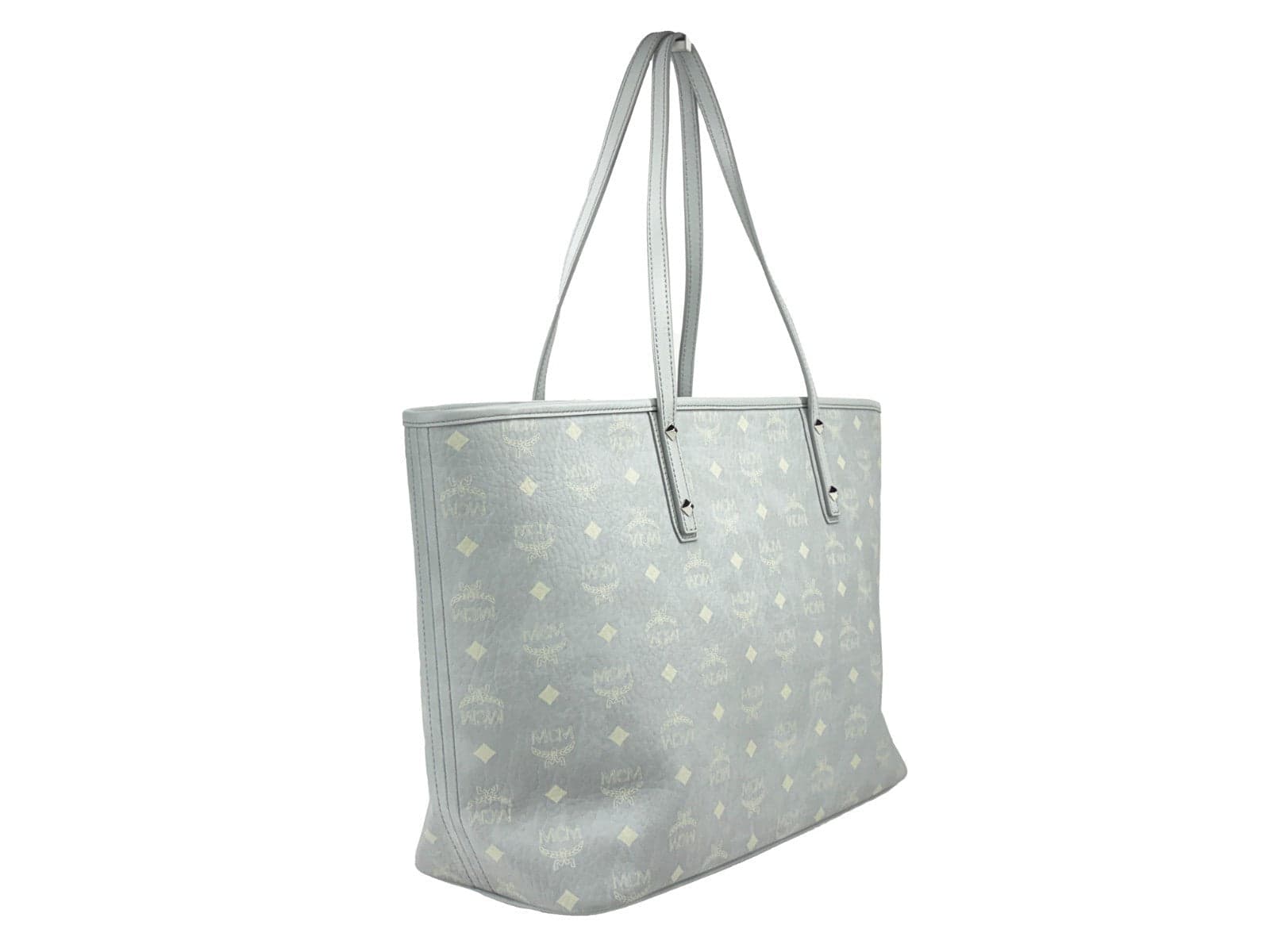 MCM Aren Leather Shoulder Tote Bag - 2