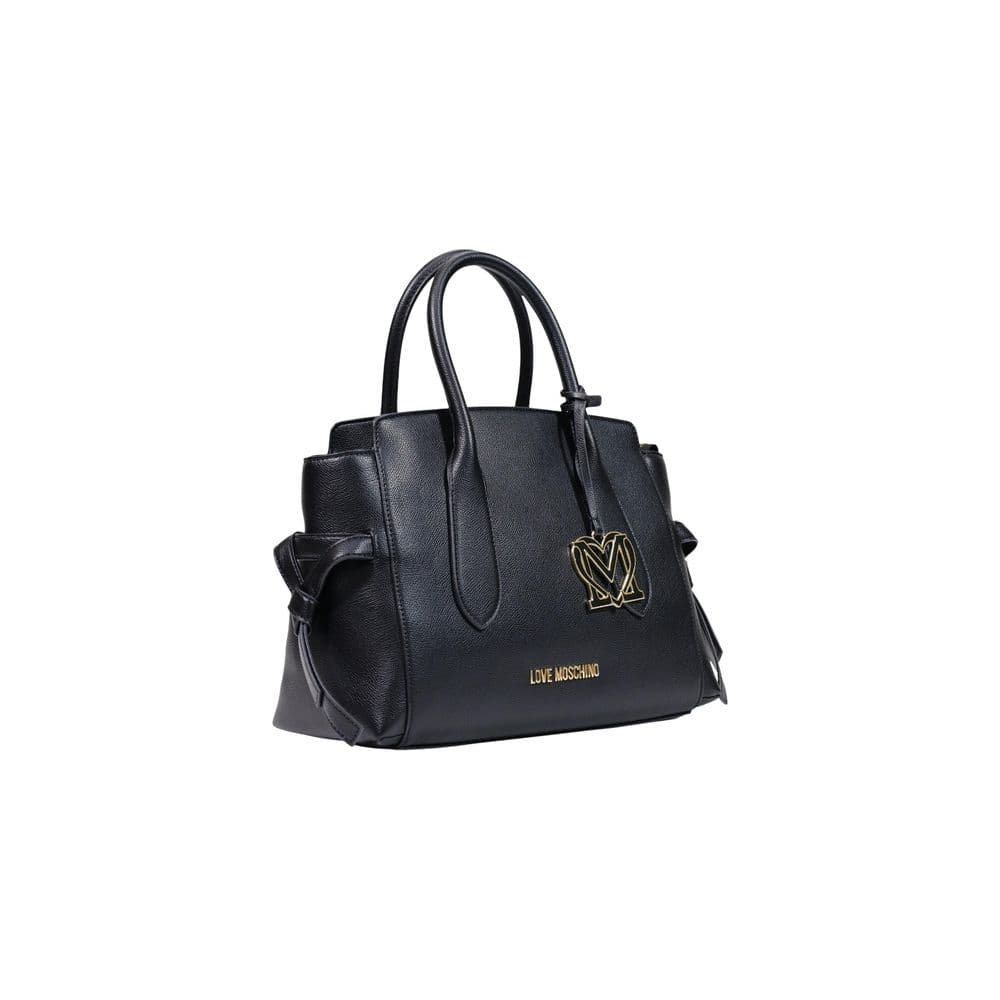 Black Polyethylene Handbag - 2