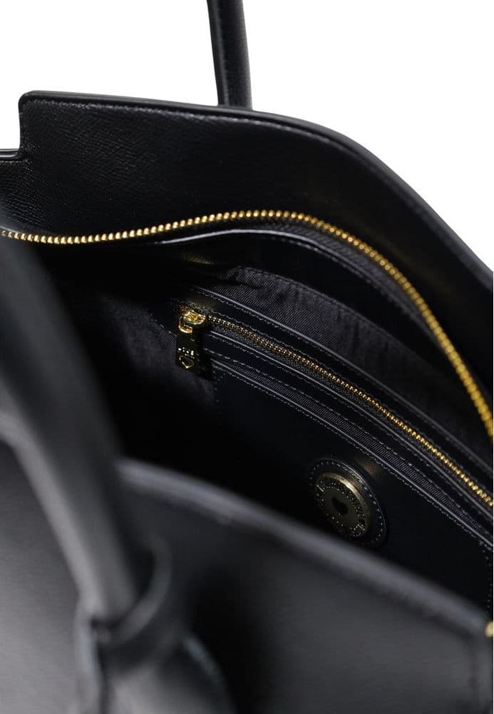 Black Polyethylene Handbag - 5