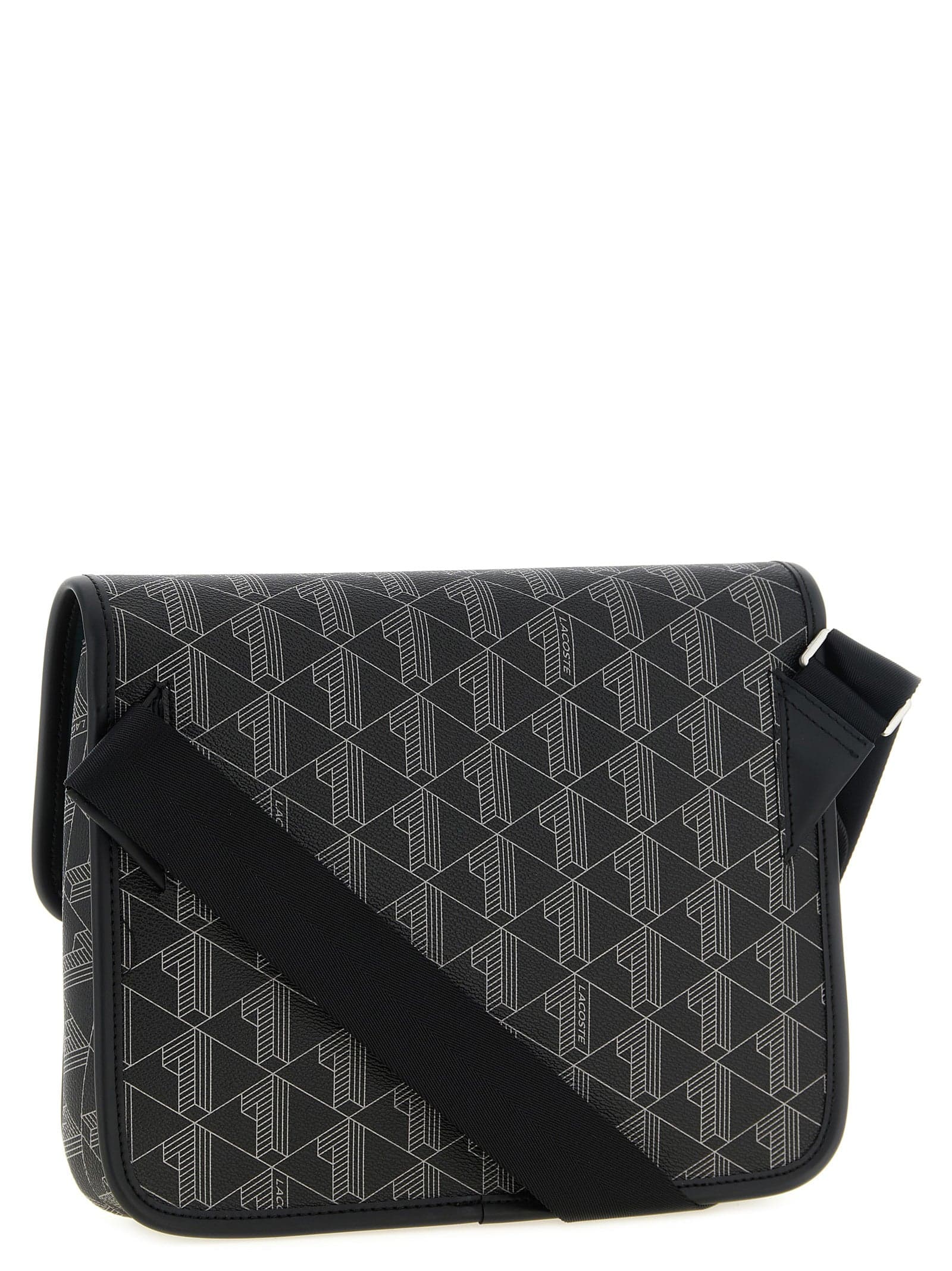Black Pvc Crossbody Bag - 2