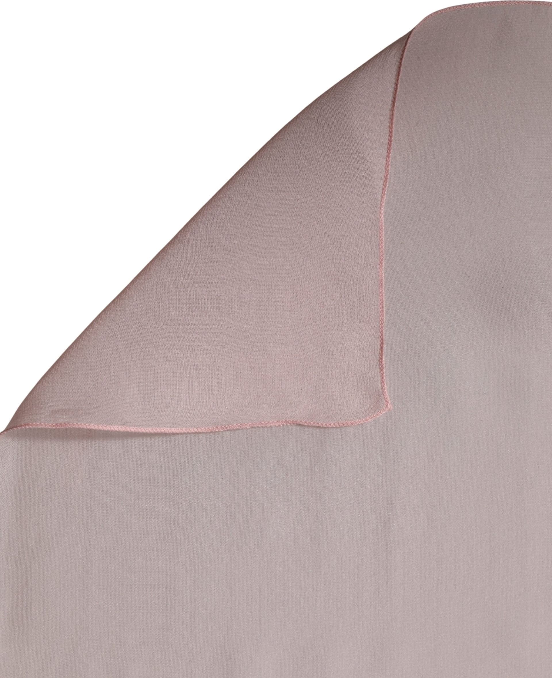 Light Pink Silk Neck Wrap Shawl Stole 272cm x 120cm Scarf - 2