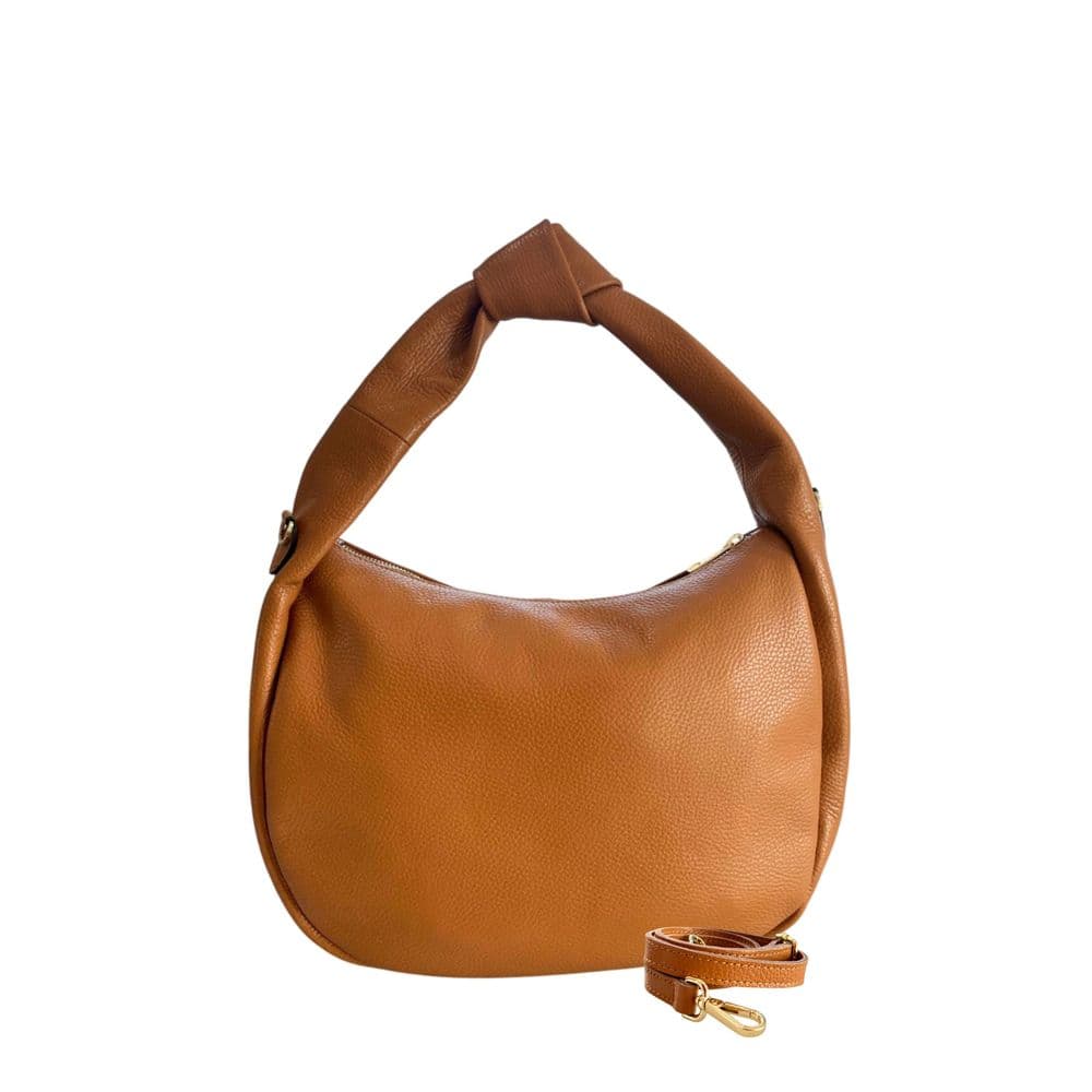 Brown Leather Women Shoulder Bag - 3