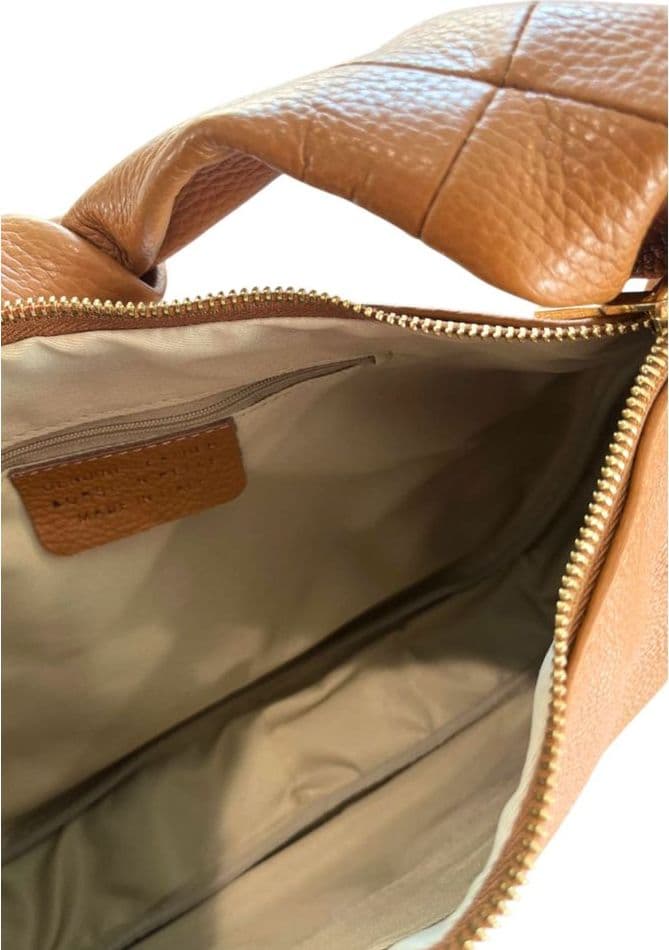 Brown Leather Women Shoulder Bag - 7