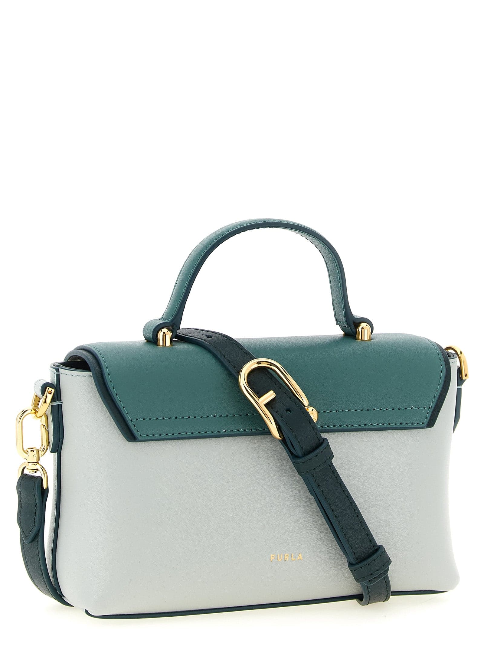 Bicolor Calfskin Handbag - 2