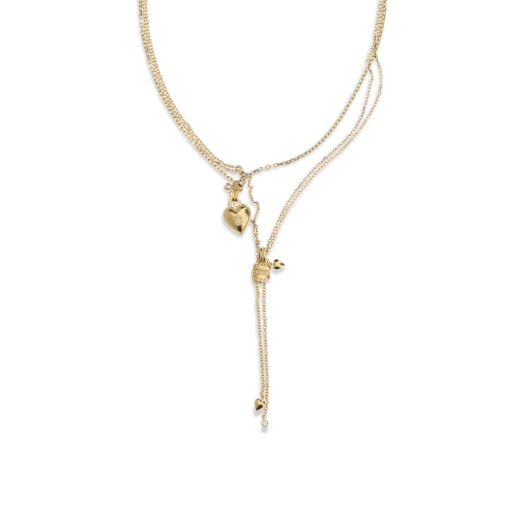 Gold Brass Necklace - 3