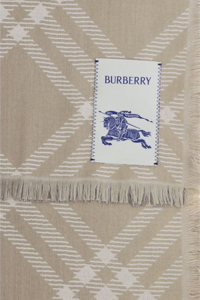 Beige Wool Oves Aries Scarf - 3