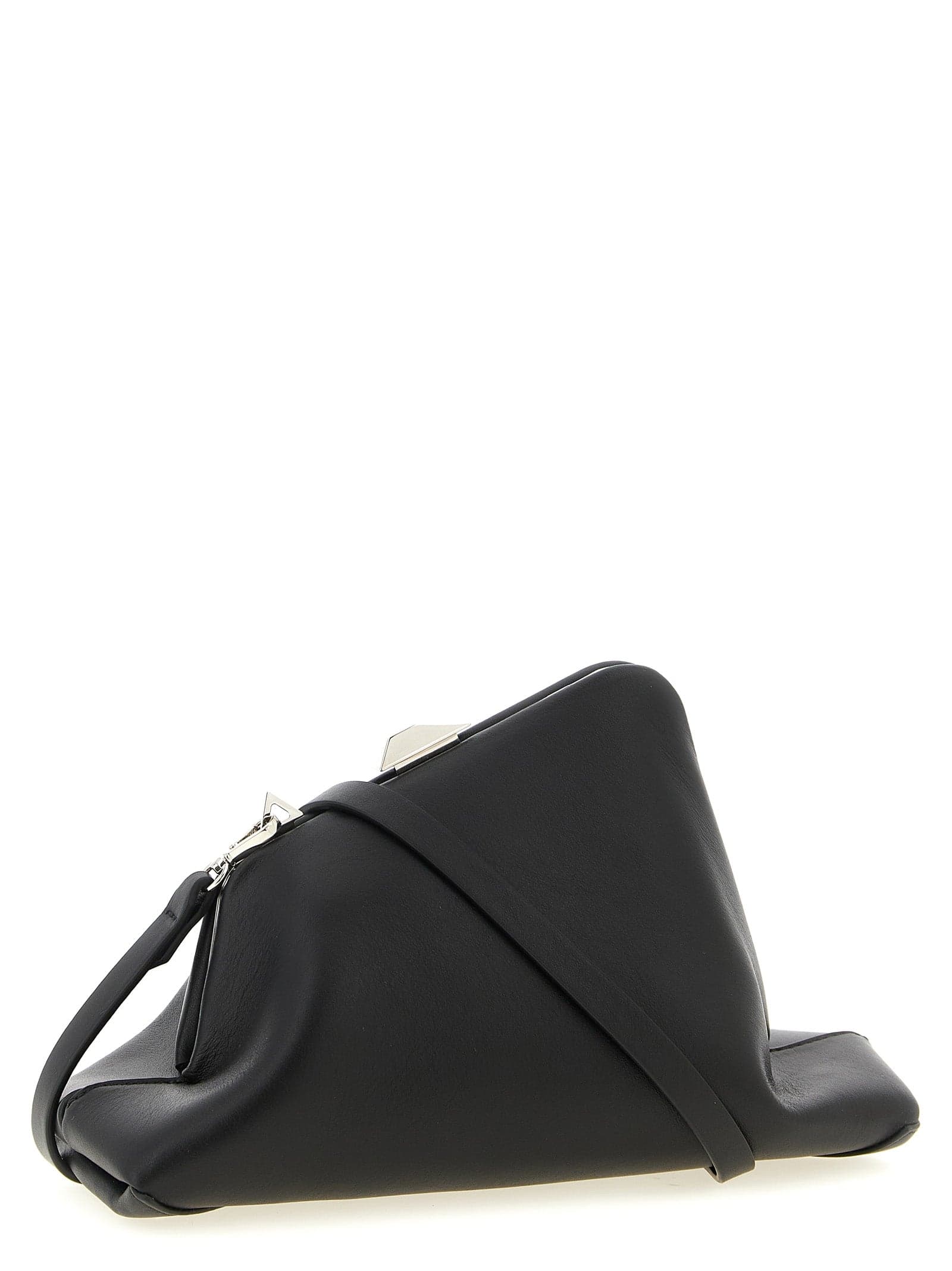 Black Calfskin Clutch Bag - 2
