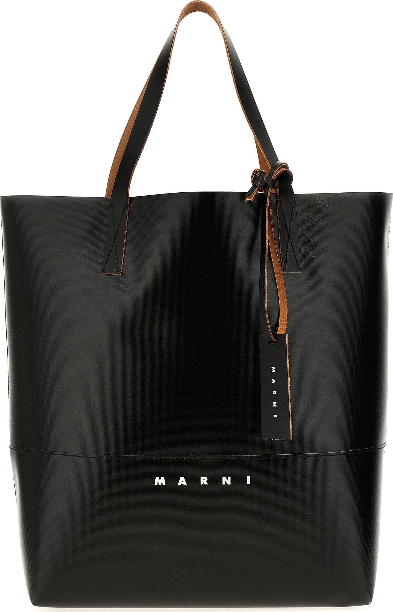 Black Polyethylene Tote Bag