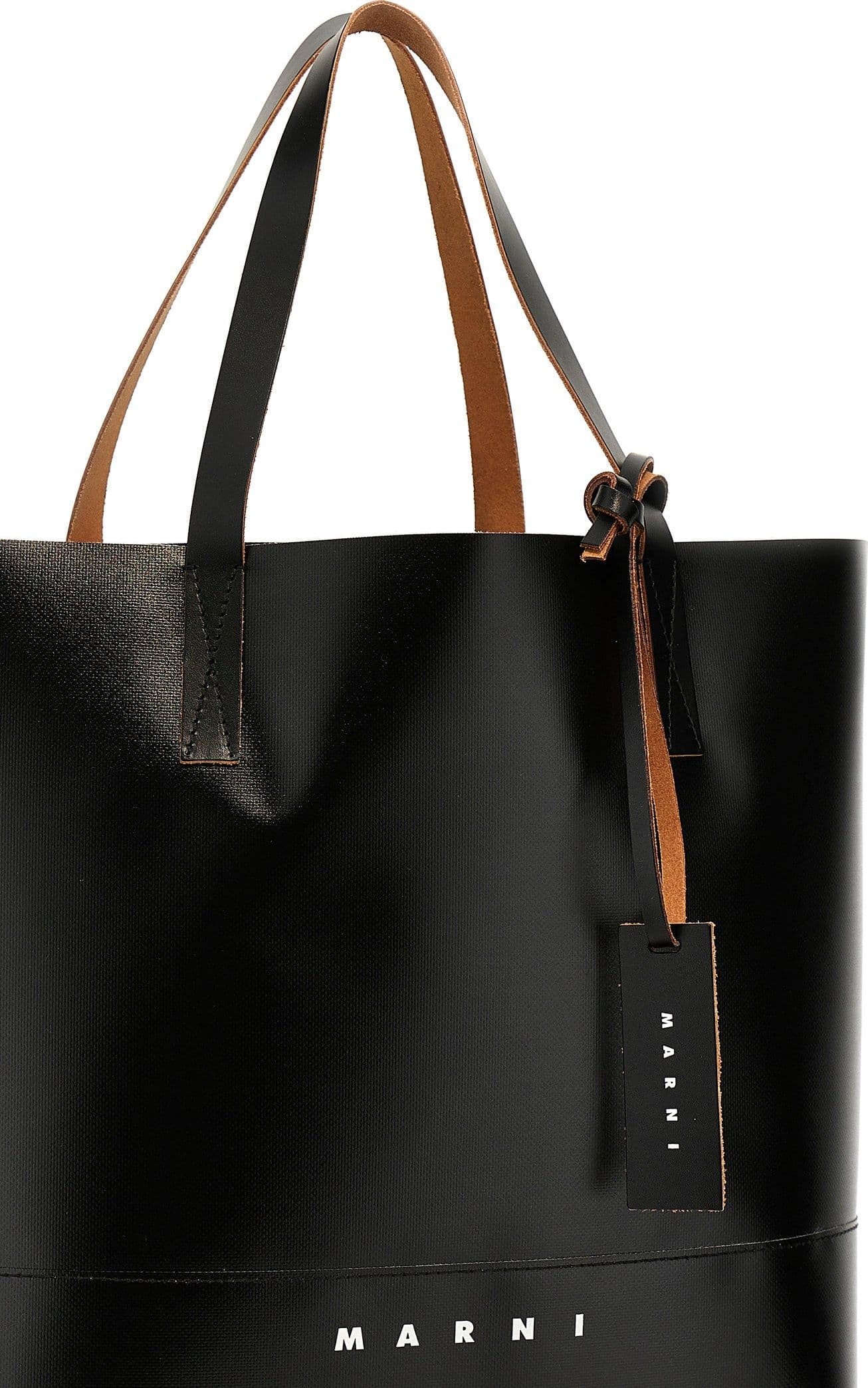 Black Polyethylene Tote Bag - 3