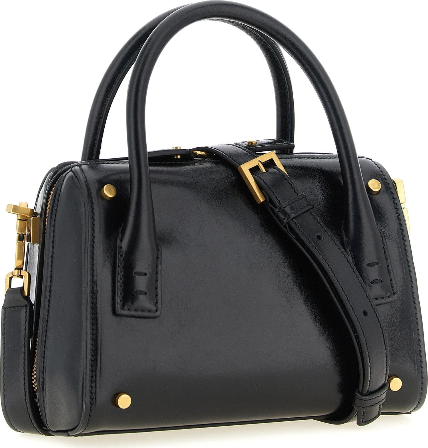 Black Calfskin Handbag - 2