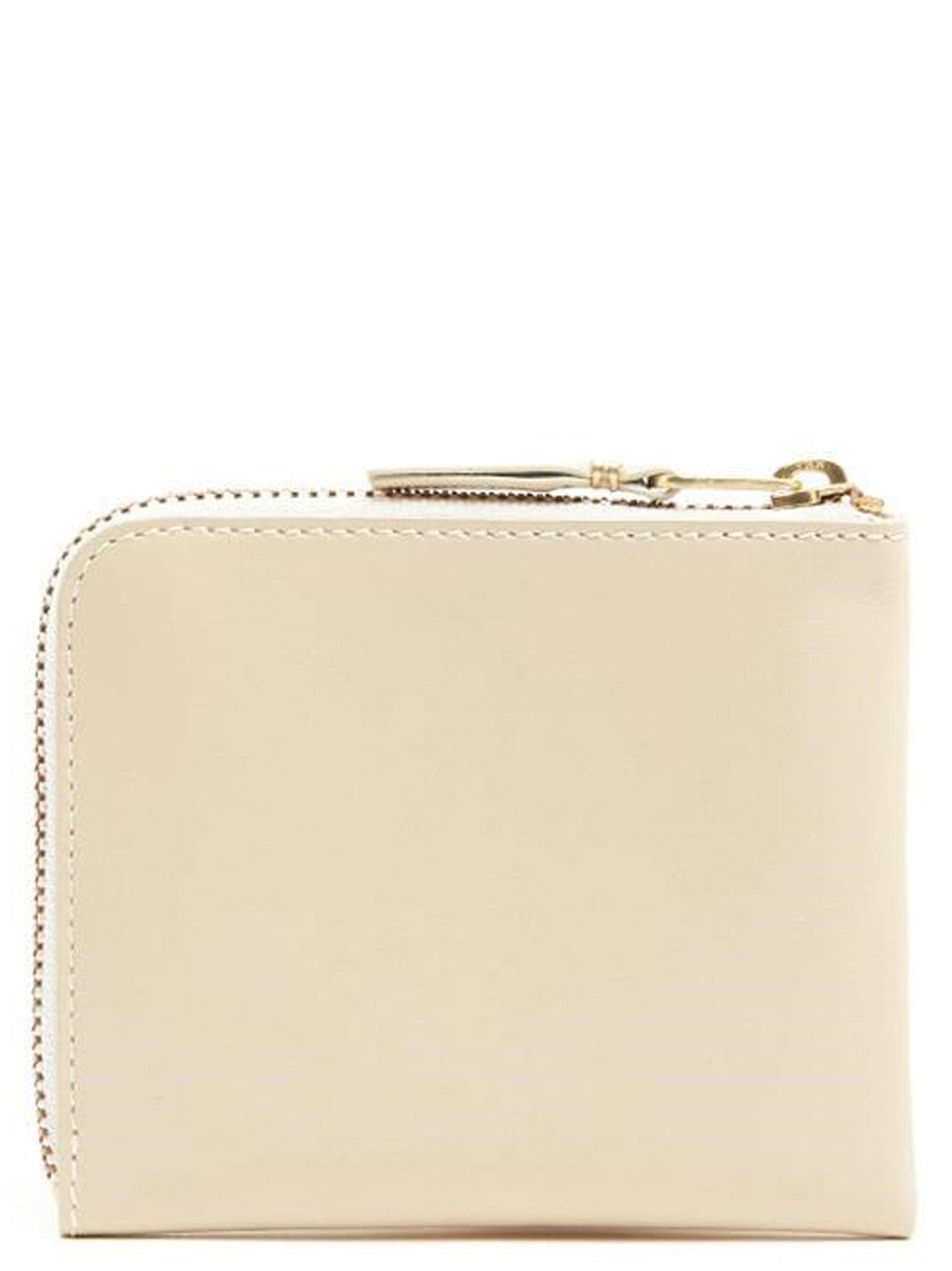 Beige Cowhide Cardholder - 2